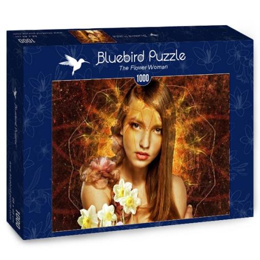 Puzzle Bluebird La Mujer Flor de 1000 Piezas