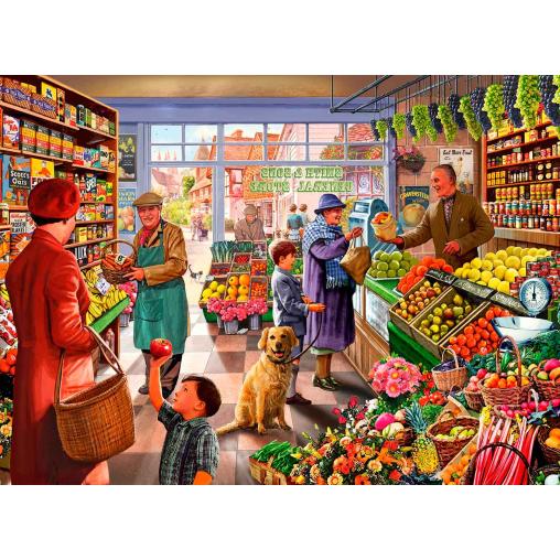 Puzzle Bluebird La Tienda de Frutas y Verduras de 3000 Piezas