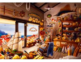 Puzzle Bluebird La Tienda de Pesca de Joe y Roy de 1000 Piezas