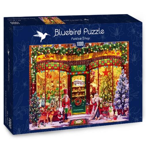 Puzzle Bluebird La Tienda Navideña de 1000 Piezas