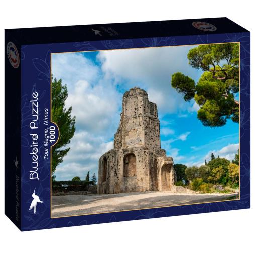 Puzzle Bluebird La Torre Magna, Nimes de 1000 Piezas