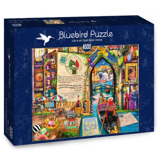 Puzzle Bluebird La Vida es un Libro Abierto en Venecia de 4000