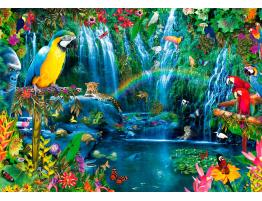 Puzzle Bluebird Loros Tropicales de 1000 Piezas