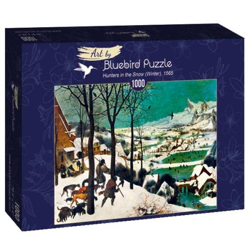 Puzzle Bluebird  Los Cazadores en la Nieve de 1000 Piezas