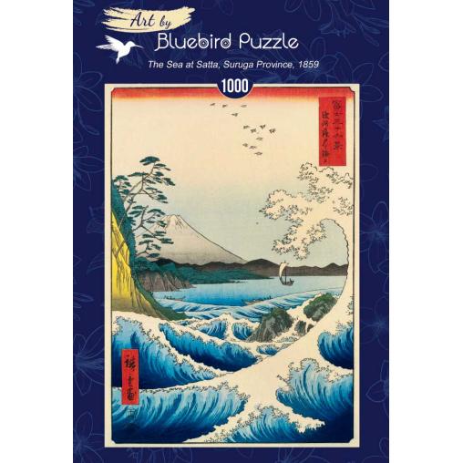 Puzzle Bluebird Mar en Satta, Provincia de Suruga de 1000 Pieza