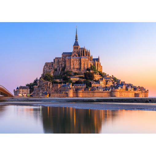 Puzzle Bluebird Mont Saint Michel, Francia de 500 Piezas