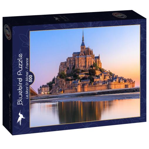 Puzzle Bluebird Mont Saint Michel, Francia de 500 Piezas