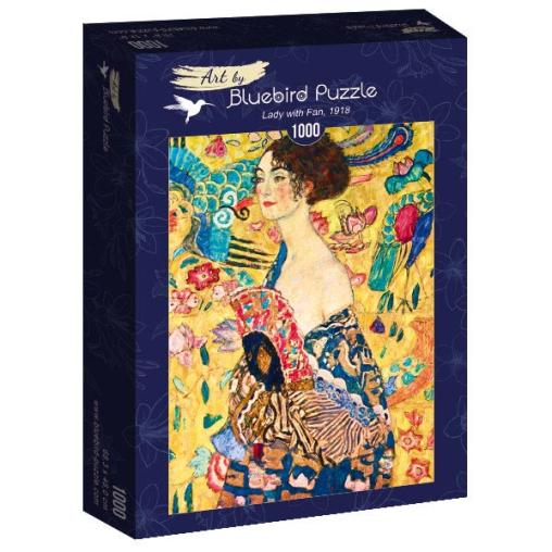 Puzzle Bluebird Dama con Abanico de 1000 Piezas