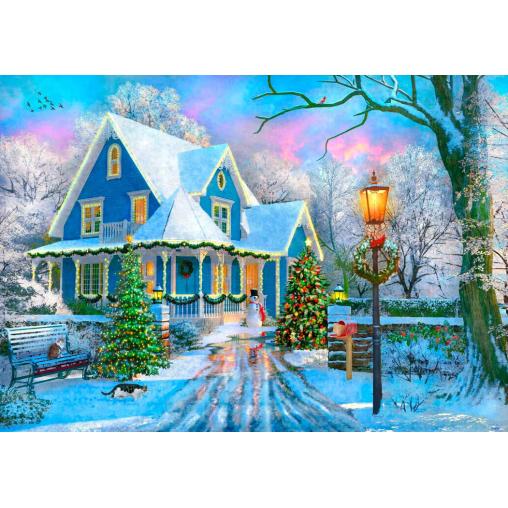 Puzzle Bluebird Navidades En Casa de 1000 Piezas