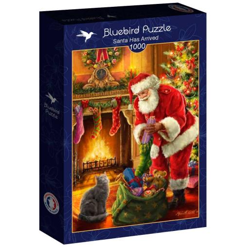 Puzzle Bluebird Papá Noel ha Llegado de 1000 Piezas