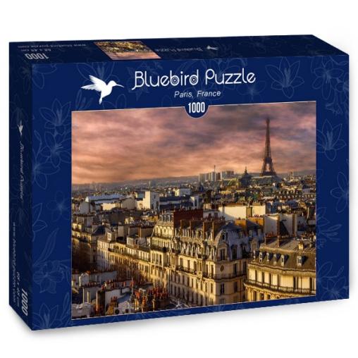 Puzzle Bluebird París, Francia de 1000 Piezas