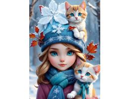 Puzzle Bluebird Paseo Invernal XXL de 300 Piezas