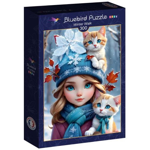 Puzzle Bluebird Paseo Invernal XXL de 300 Piezas