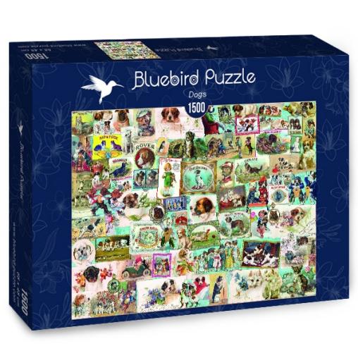 Puzzle Bluebird Perros de 1500 Piezas