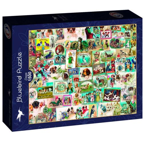 Puzzle Bluebird Perros de 1500 Piezas