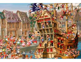 Puzzle Bluebird Piratas de 1000 Piezas