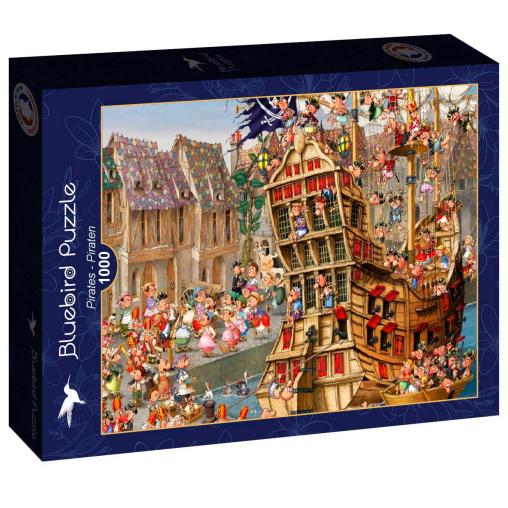 Puzzle Bluebird Piratas de 1000 Piezas