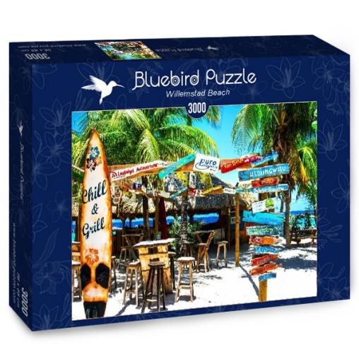 Puzzle Bluebird Playa Willemstad de 3000 Piezas