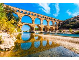 Puzzle Bluebird Pont du Gard, Francia de 1000 Piezas