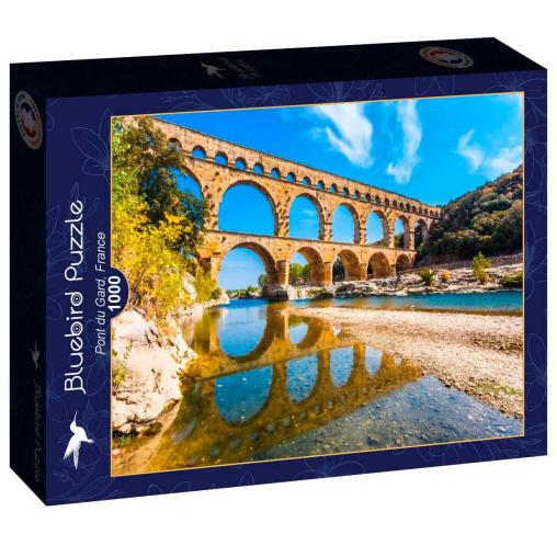 Puzzle Bluebird Pont du Gard, Francia de 1000 Piezas