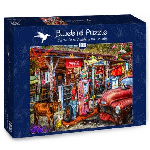 Puzzle Bluebird Por Carreteras Secundarias del País de 1000 Pzs