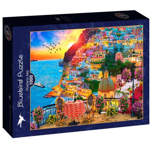 Puzzle Bluebird Positano Italia de 1000 Piezas