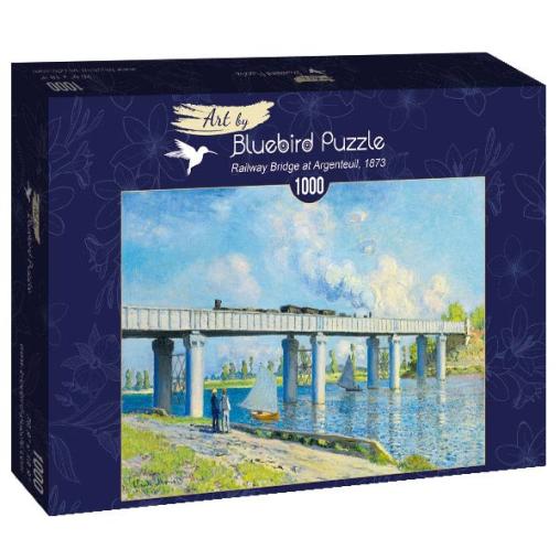 Puzzle Bluebird Puente Ferroviario en Argentuil de 1000 Piezas