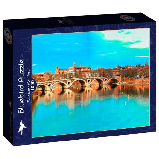 Puzzle Bluebird Puente Nuevo, Toulouse de 1000 Piezas