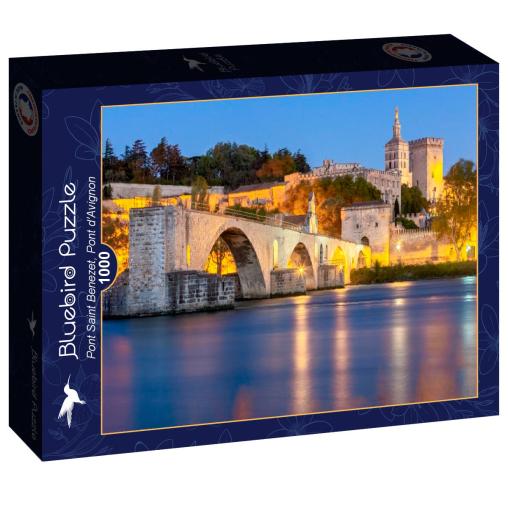 Puzzle Bluebird Puente Saint Benezet, Pont d'Avignon de 1000 Pzs