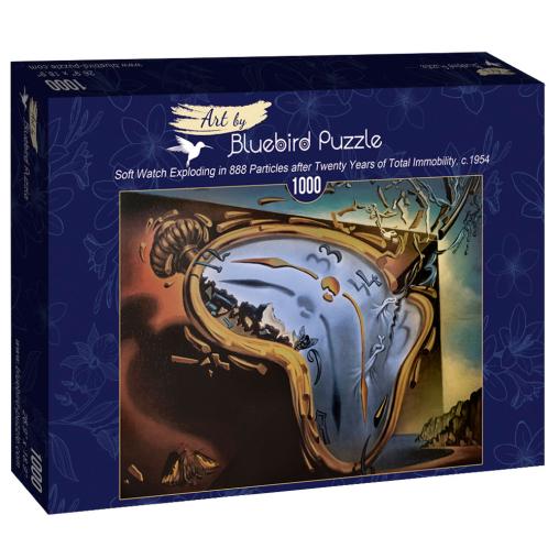 Puzzle Bluebird Reloj Blando Explota en 888 Partículas de 1000