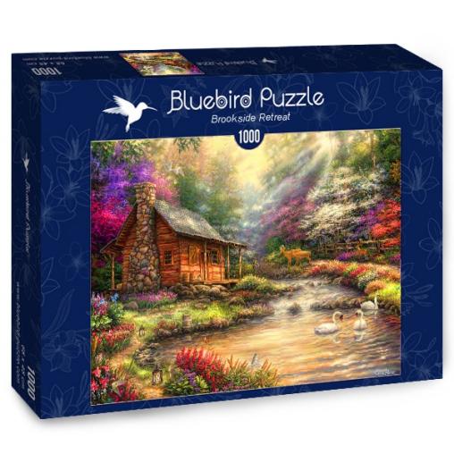 Puzzle Bluebird Retiro en el Arroyo de 1000 Piezas