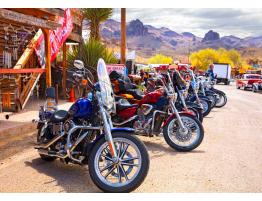 Puzzle Bluebird Rt66 Motocicletas Oatman de 1000 Piezas