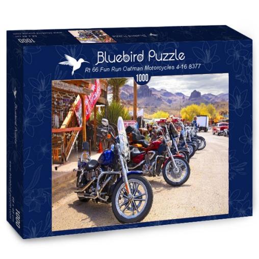 Puzzle Bluebird Rt66 Motocicletas Oatman de 1000 Piezas