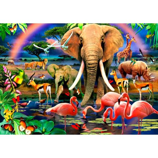 Puzzle Bluebird Sabana Africana de 1500 Piezas