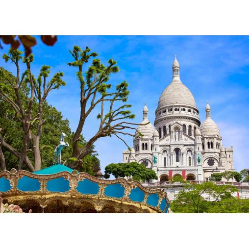 Puzzle Bluebird Sacré Coeur, París de 500 Piezas