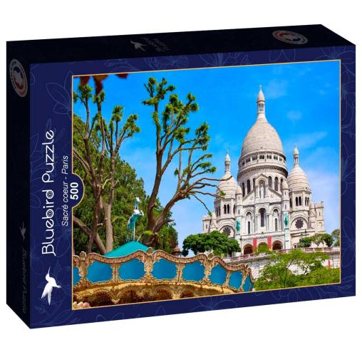 Puzzle Bluebird Sacré Coeur, París de 500 Piezas