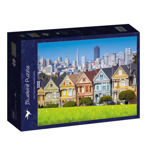 Puzzle Bluebird San Francisco, Las Damas Pintadas de 3000 Pzs