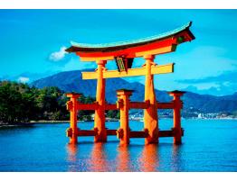 Puzzle Bluebird Santuario Torii de Itsukushima de 1500 Piezas