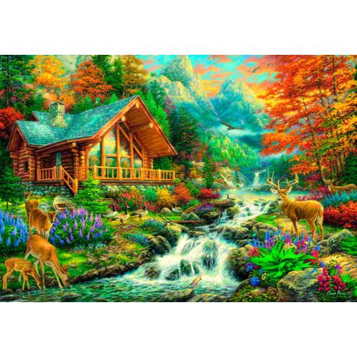 Puzzle Bluebird Serenidad Alpina de 1000 Piezas