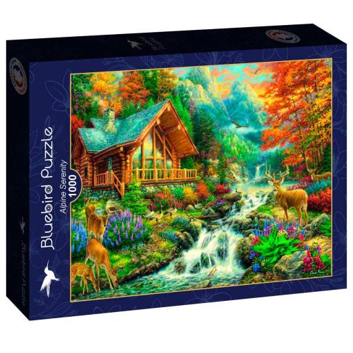 Puzzle Bluebird Serenidad Alpina de 1000 Piezas