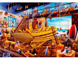 Puzzle Bluebird Taller de Barcos de 1000 Piezas