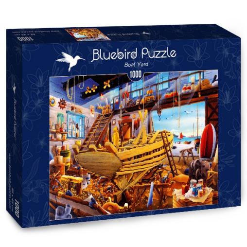 Puzzle Bluebird Taller de Barcos de 1000 Piezas