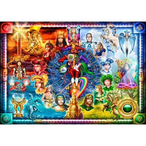 Puzzle Bluebird Tarot de los Sueños de 1500 Piezas