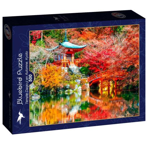 Puzzle Bluebird Templo Daigo-ji en Otoño, Kioto de 500 Piezas