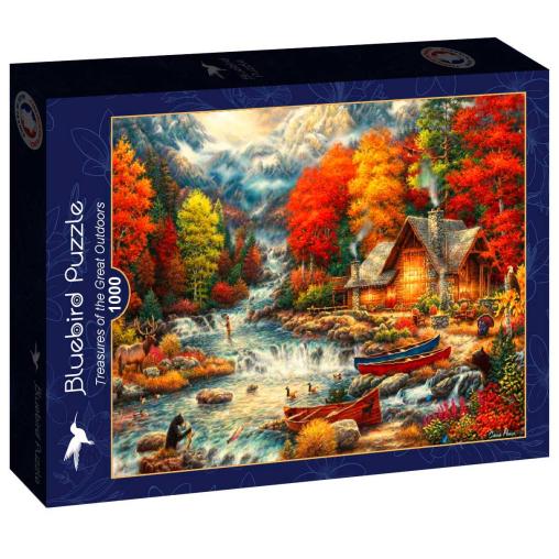 Puzzle Bluebird Tesoros al Aire Libre de 1000 Piezas