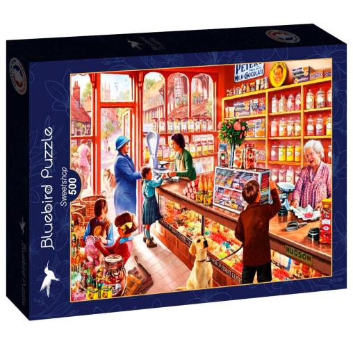 Puzzle Bluebird Tienda de Dulces de 500 Piezas