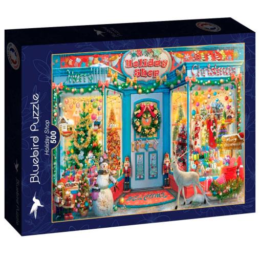 Puzzle Bluebird Tienda Navideña de 500 Piezas