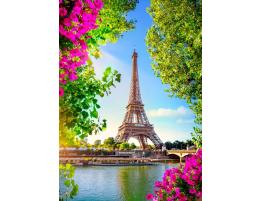 Puzzle Bluebird Torre Eiffel En Primavera de 500 Piezas