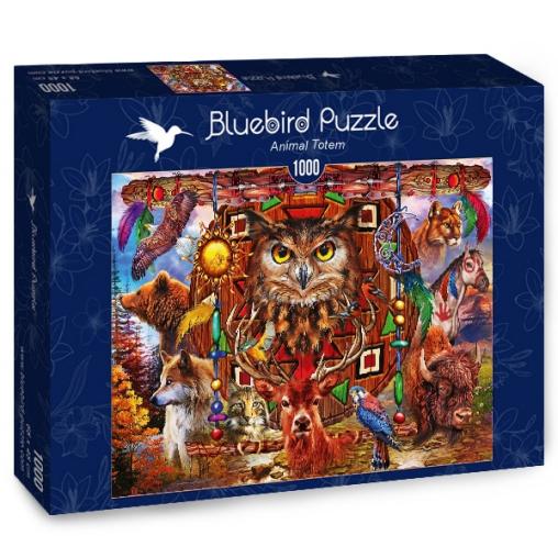 Puzzle Bluebird Tótem Animal de 1000 Piezas