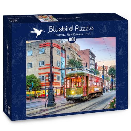 Puzzle Bluebird Tranvía en Nueva Orleans de 1000 Piezas